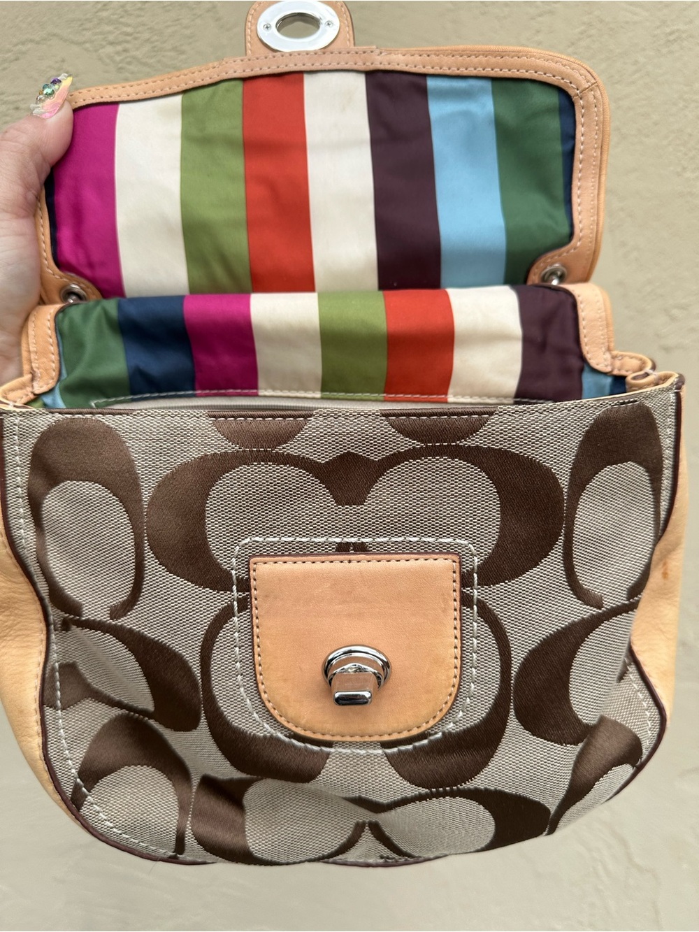 🌈Coach  70th Anniversary Edition Willis Bag 19034 🌈 - Picture 10 of 11